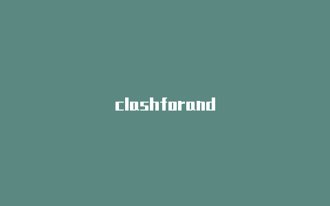 clashforand