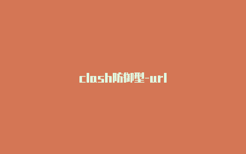 clash防御型-url