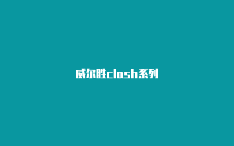 威尔胜clash系列