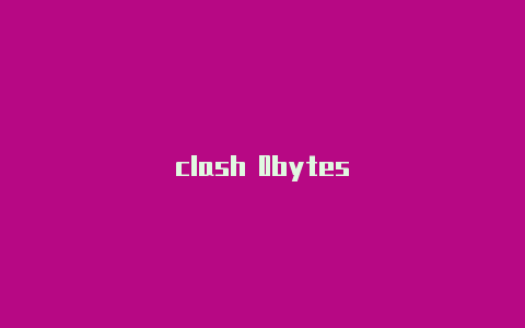 clash 0bytes