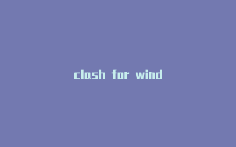 clash for wind