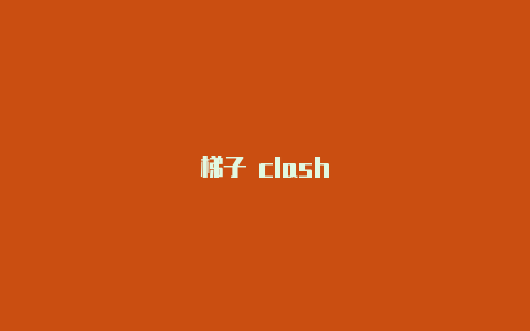 梯子 clash