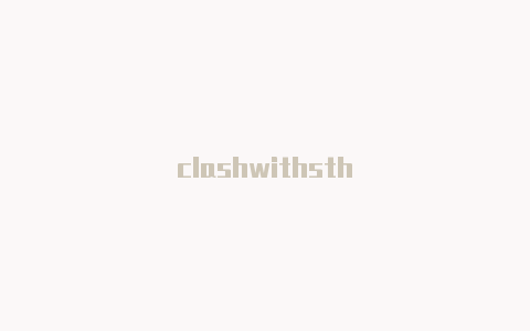 clashwithsth