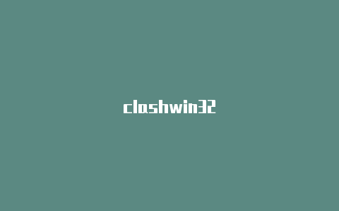 clashwin32