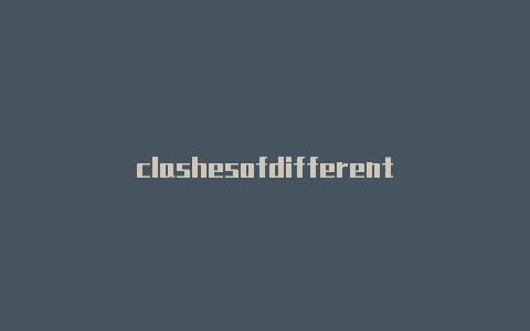 clashesofdifferent